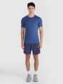 Camiseta de running slim de secado rápido para hombre - azul marino 4FWSS25TFTSM1263 azul marino