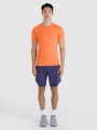 Camiseta de running slim de secado rápido para hombre - naranja 4FWSS25TFTSM1263 naranja