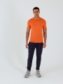 Camiseta de running slim de secado rápido para hombre - naranja 4FWSS25TFTSM1263 naranja