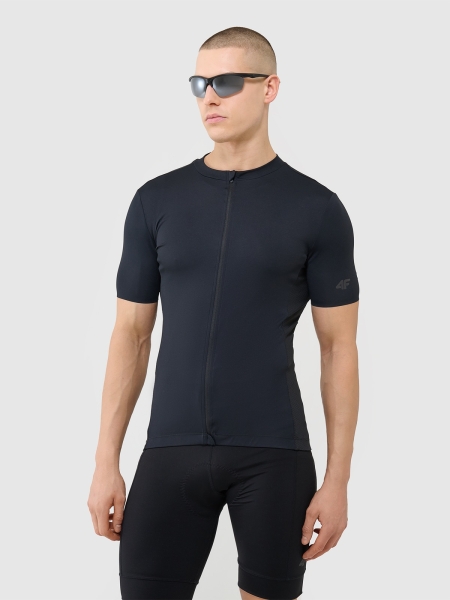 Camisón Ciclista con Cremallera para Hombre - Negro - 4FWSS25TFTSM1285
