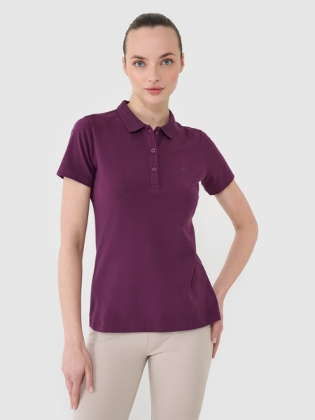 CAMISETA POLO 4FWSS25TPTSF359 violeta