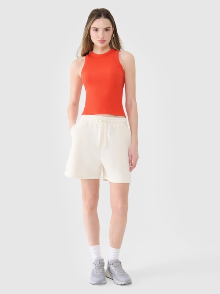 Pantalones de Entrenamiento de para Mujer - Blanco - 4FWSS25TSHOF529      