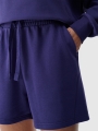Pantalones cortos de chándal de mujer - azul marino 4FWSS25TSHOF529 azul marino