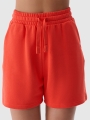 Pantalón corto de chándal para mujer - rojo 4FWSS25TSHOF529 Rojo
