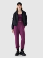 Women's slim crop-top - violeta 4FWSS25TSLEF127 violeta