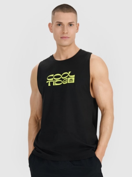 Camiseta de Tirantes para Hombre - Negro - 4FWSS25TSLEM123                                            