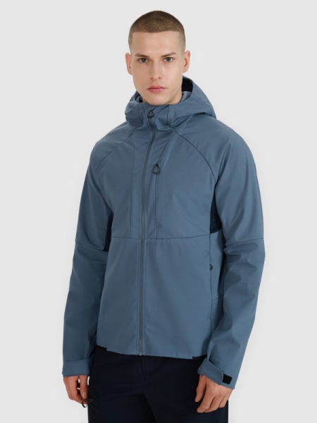 Chaqueta Softshell Cortaviento con Membrana 10000 para Hombre - Azul Marino - 4FWSS25TSOFM313 