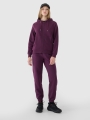 Sudadera con capucha y cremallera para mujer - Violeta 4FWSS25TSWSF1541 violeta