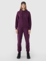 Sudadera con capucha y cremallera para mujer - Violeta 4FWSS25TSWSF1541 violeta