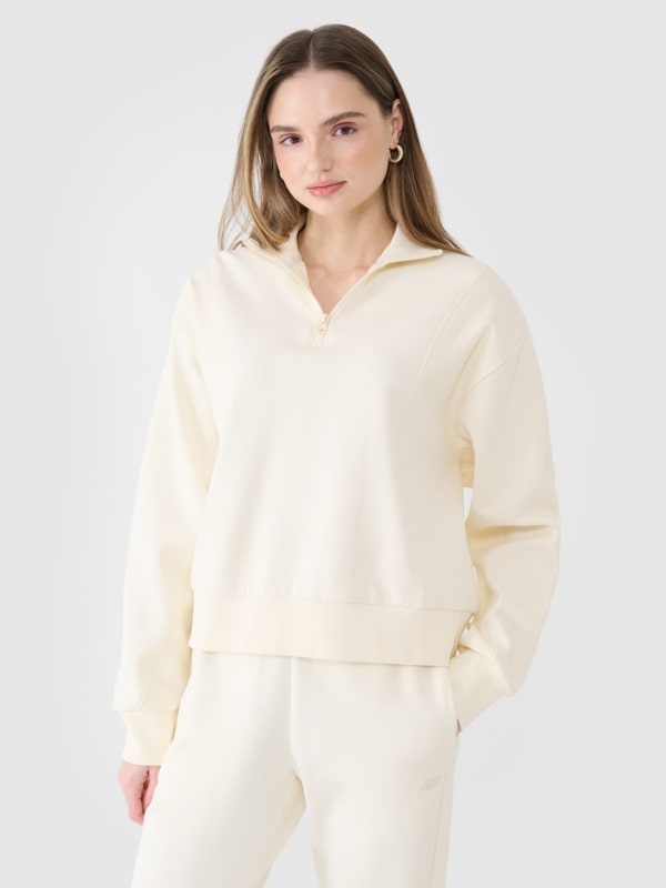 Sweatshirt para Mujer - Blanco - 4FWSS25TSWSF1545
