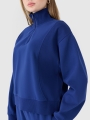Jersey de Cuello Alto para Mujer - Azul marino - 4FWSS25TSWSF1545