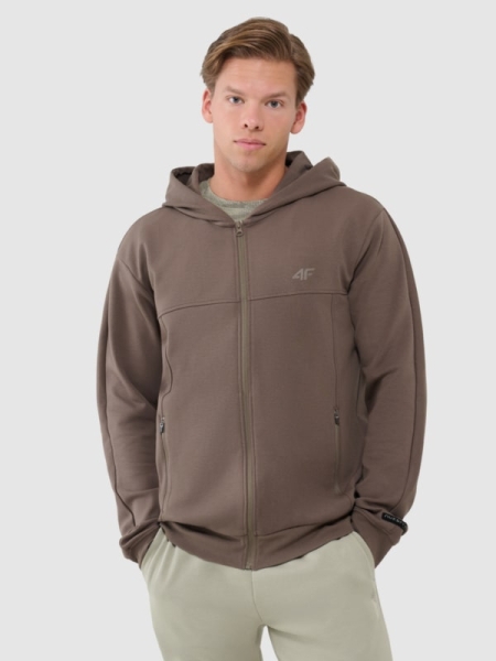 Abrigo de Hándal para Hombre - Marrón - 4FWSS25TSWSM1537         