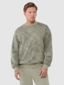 Sudadera sin cremallera para hombre sin capucha - caqui 4FWSS25TSWSM1582 oliva/caqui