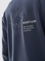 Sudadera con capucha para hombre - gris 4FWSS25TSWSM1749 gris