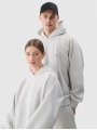 Sudadera unisex con capucha - gris 4FWSS25TSWSU1547 gris