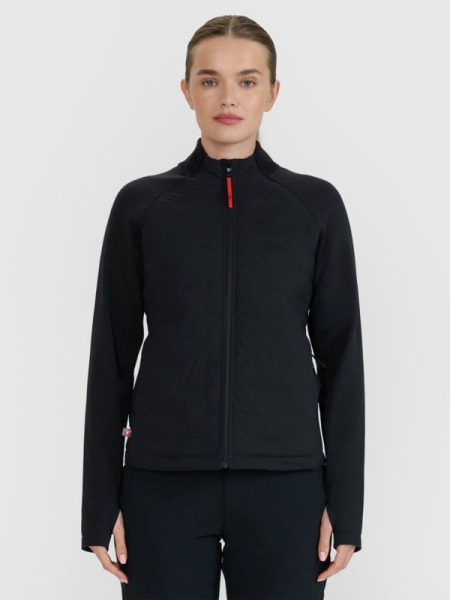 Chaqueta de Trekking con Relleno Primaloft ThermoPlume para Mujer - Negra - 4FWSS25TTJAF0875