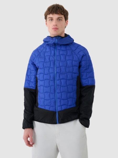 Chaqueta de Trekking para Hombre con Aislamiento  Primaloft Black - Azul - 4FWSS25TTJAM697  