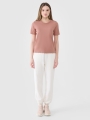 Pantalones de Chándal Jogger para Mujer - Blanco - 4FWSS25TTROF1013