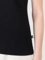 Camiseta Slim plain mujer - negro 4FWSS25TTSHF1990 negro