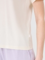Camiseta lisa de mujer - blanco 4FWSS25TTSHF1991 Blanco