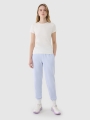 Camiseta de mujer Slim modal - blanco 4FWSS25TTSHF1995 Blanco