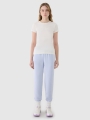 Camiseta de mujer Slim modal - blanco 4FWSS25TTSHF1995 Blanco