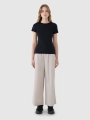Slim modal camiseta de las mujeres - negro 4FWSS25TTSHF1995 negro