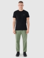 Camiseta regular de hombre con estampado - negro 4FWSS25TTSHM1974 negro