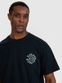 Camiseta oversize de hombre con estampado - negro 4FWSS25TTSHM1979 negro