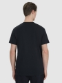 Camiseta regular de hombre con estampado - negro 4FWSS25TTSHM1980 negro