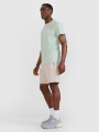 Camiseta regular de hombre con estampado - turquesa 4FWSS25TTSHM1980 turquesa