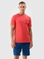 Camiseta regular de hombre con estampado - rojo 4FWSS25TTSHM1984 Rojo