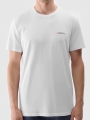Camiseta lisa de hombre - blanca 4FWSS25TTSHM2003 Blanco