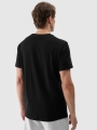 Camiseta lisa de hombre - negro 4FWSS25TTSHM2003 negro