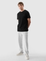 Camiseta lisa de hombre - negro 4FWSS25TTSHM2003 negro