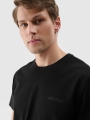 Camiseta lisa de hombre - negro 4FWSS25TTSHM2003 negro