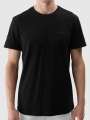 Camiseta lisa de hombre - negro 4FWSS25TTSHM2003 negro