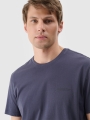 Camiseta lisa de hombre - gris 4FWSS25TTSHM2003 gris
