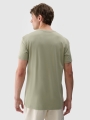 Camiseta lisa regular de hombre - oliva/caqui 4FWSS25TTSHM2003 oliva/caqui