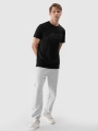 Camiseta regular estampada de hombre - negro 4FWSS25TTSHM2004 negro