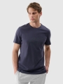Camiseta regular estampada de hombre - gris 4FWSS25TTSHM2004 gris