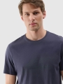 Camiseta regular estampada de hombre - gris 4FWSS25TTSHM2004 gris