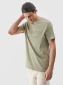 Camiseta regular estampada de hombre - caqui 4FWSS25TTSHM2004 oliva/caqui