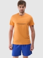 Camiseta regular estampada de hombre - naranja 4FWSS25TTSHM2004 naranja