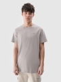 Camiseta lisa de hombre - gris 4FWSS25TTSHM2074 gris