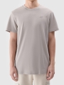 Camiseta lisa de hombre - gris 4FWSS25TTSHM2074 gris