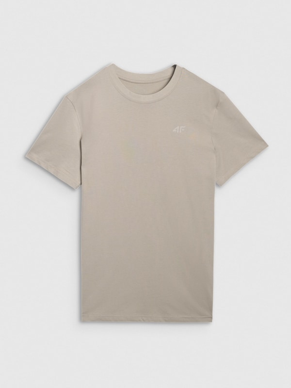 Camiseta lisa de hombre - gris 4FWSS25TTSHM2074 gris