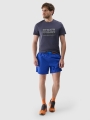 Camiseta regular de hombre con estampado - gris 4FWSS25TTSHM2209 gris