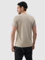 Camiseta regular de hombre con estampado - gris 4FWSS25TTSHM2209 gris