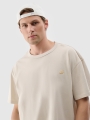 T-shirt Oversize Unisex - Beige - 4FWSS25TTSHU1972    